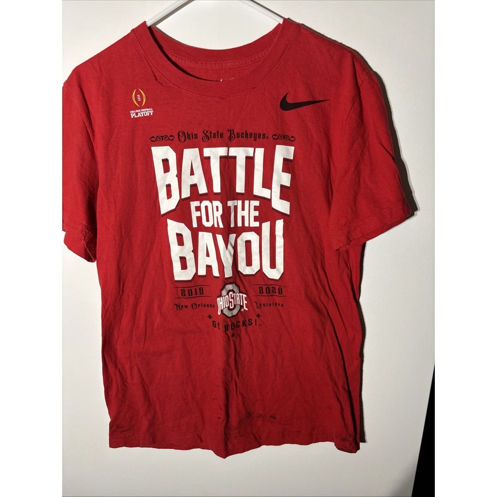 Ohio State, buckeyes battle for the Bayou 2019 2020 men's small Flawed Condition